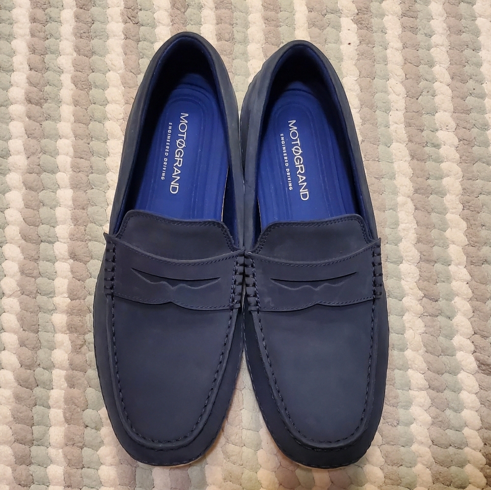 Cole Haan MøtoGrand Driving Loafer - Navy - 8.5